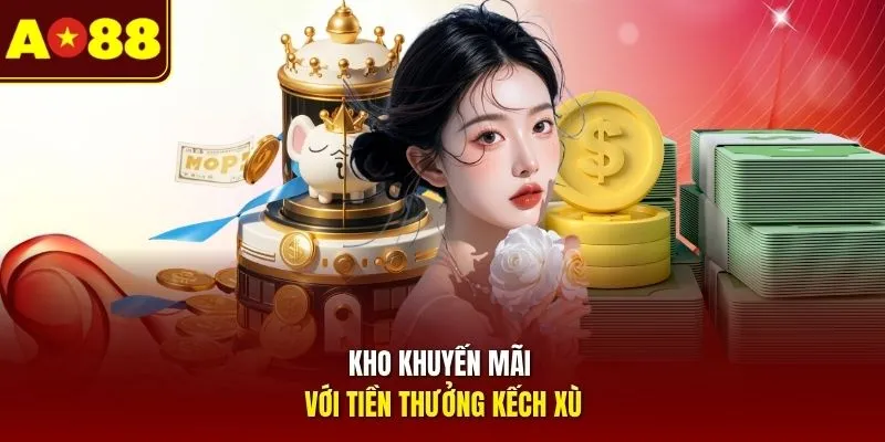 Kho khuyến mãi với tiền thưởng kếch xù