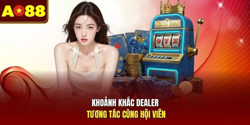 Khoảnh khắc dealer tương tác cùng hội viên