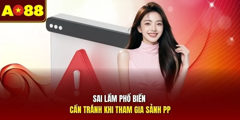 Sai lầm phổ biến cần tránh khi tham gia sảnh PP