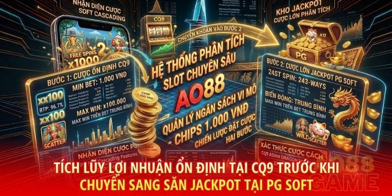Chiến thuật "Lấy ngắn nuôi dài": Tích lũy lợi nhuận ổn định tại CQ9 trước khi chuyển sang săn Jackpot tại PG Soft.
